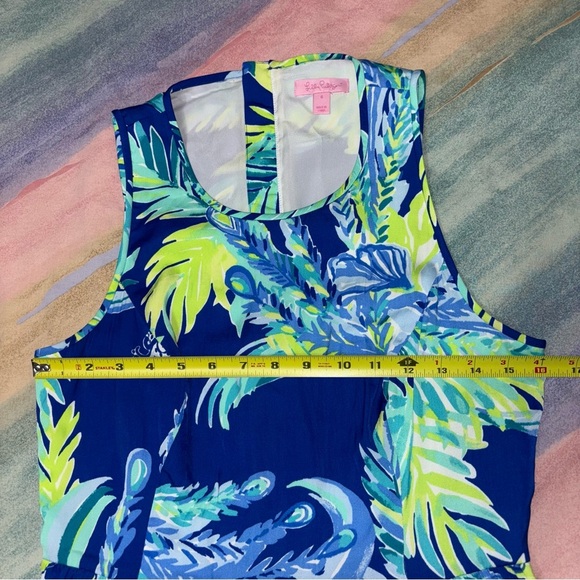 Lilly Pulitzer Kassia Twilight Blue Nest To Nothing Fit & Flare Dress size 6 - Picture 9 of 9
